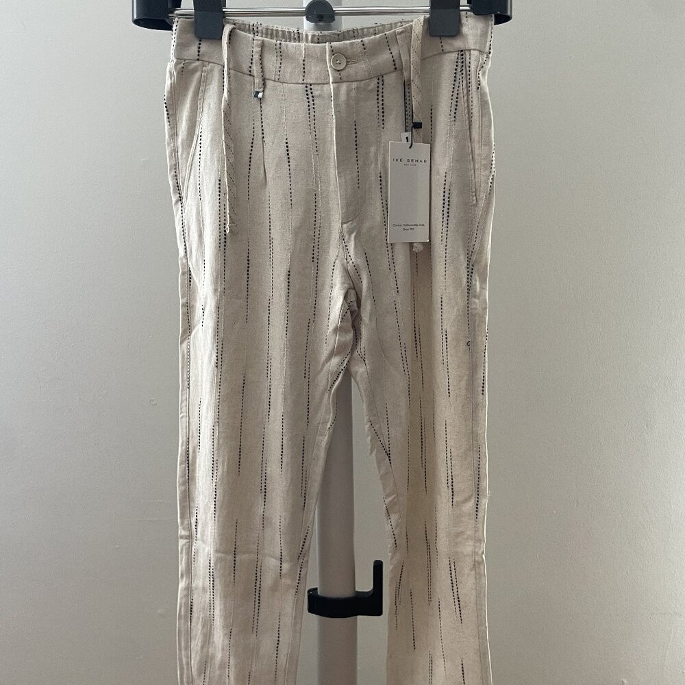 IKE BEHAR Linen Blen Pants